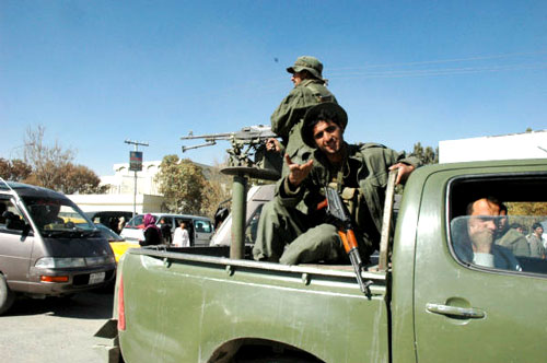 アフガニスタン国軍の兵士（撮影：いずれも筆者）