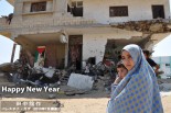 パレスチナ自治区ガザ。住宅はイスラエル軍の砲撃により破壊されているのだが、家族が暮らしていた。（2010年7月、写真：筆者撮影）
