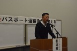 フリーカメラマン杉本祐一さん。先例作りのために官邸から標的にされた感がある。＝18日、参院会館　写真：筆者＝