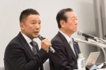 山本太郎議員。＝1月、参院会館　写真：山本宏樹＝