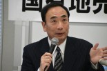 籠池前理事長の話は驚くほど具体的で生々しく、かつ詳細だった。作り話でこうはいかない。＝28日、衆院会館　撮影：筆者＝