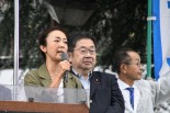 泉田前知事に信頼を寄せ続けていた女性市民運動家は「泉田さんが自民党から出馬することを許すわけにはいきません」と語気を強めた。＝17日、新潟県長岡市　撮影：筆者＝