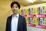 黒川敦彦候補予定者。「96億円もアベ友にくれてやるよりも、それをもっと市民生活向上のため使うべき」が持論だ。＝9日、下関市　撮影：筆者＝