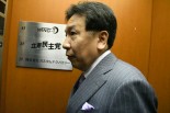 枝野・立憲民主党代表。地方議会で民進党が少数会派の言論を抑圧する側に立っている、という認識はあるのだろうか？＝30日、平河町　撮影：筆者＝