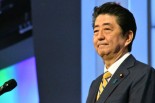 「この世をば・・・」の藤原道長もビックリ。一連の代替わり儀式も安倍首相の露出を増やす機会に過ぎなかった感がある。＝2月、自民党大会　撮影：田中龍作＝