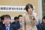 田村智子（共産）議員は「桜を見る会」の不正を白日の下に引きずり出した。＝12日、衆院16控室　撮影：田中龍作＝